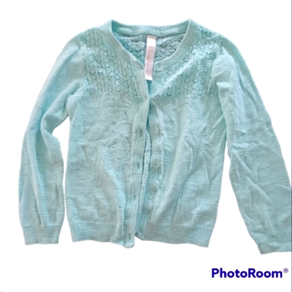 Cherokee Shirts & Tops Cherokee Light Blue Girls Cardigan With